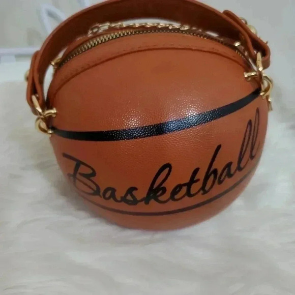 Nwt! MINI BASKETBALL BALL NOVELTY BAG - Picture 7 of 9